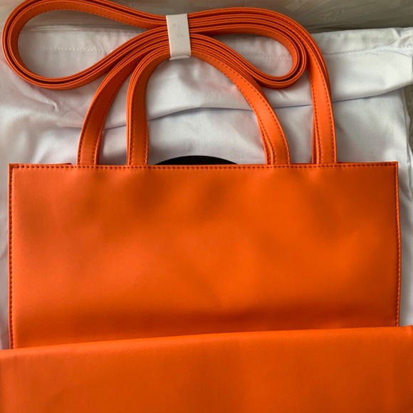 New Telfar Orange Medium Tote - Picture 3 of 5